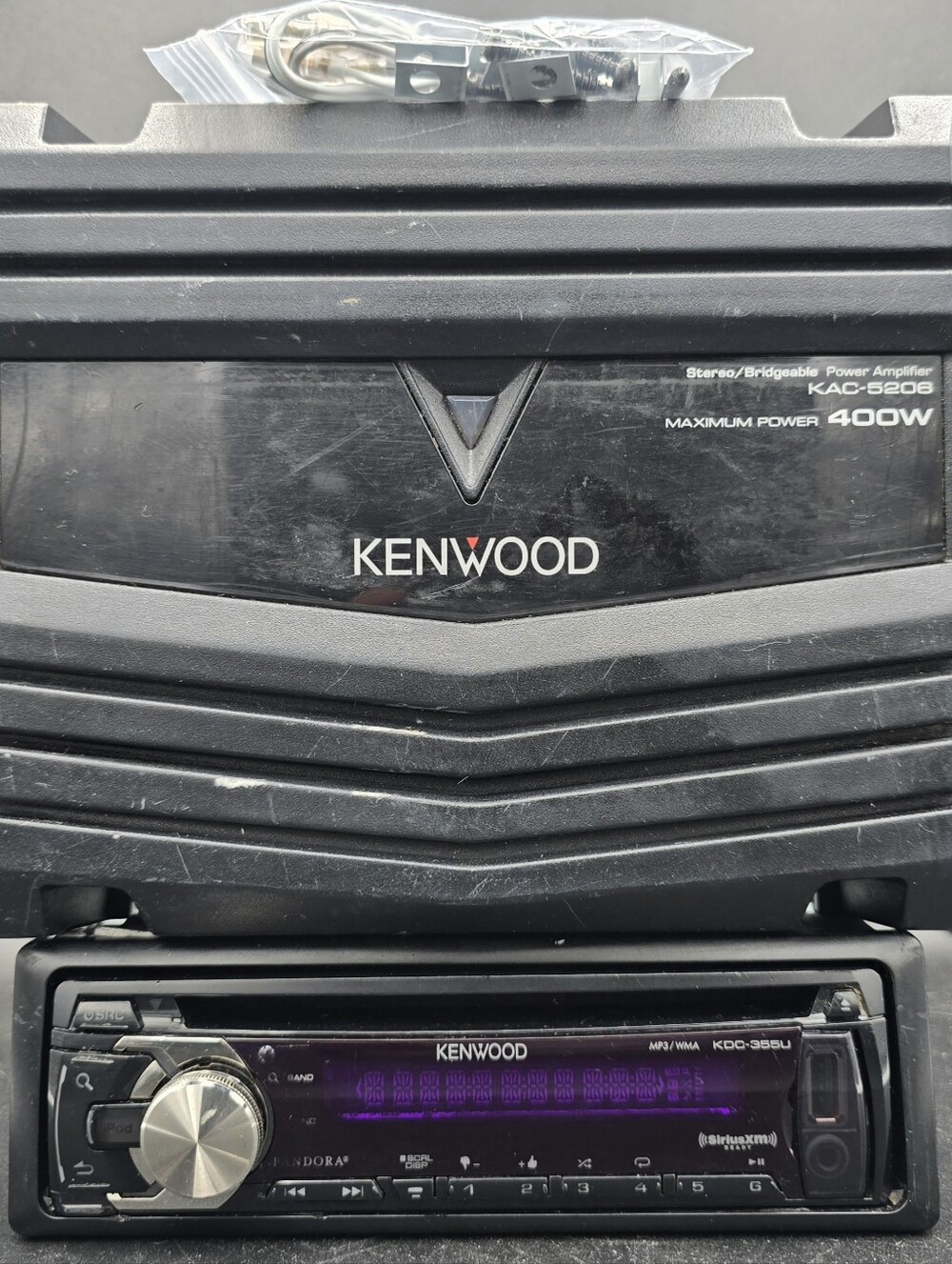 Kenwood Car Stereo & 400W Amplifier